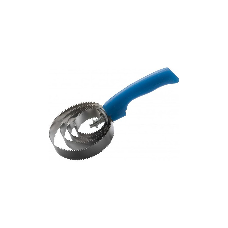 Étrille métallique ronde HIPPOTONIC - Fluo pailleté