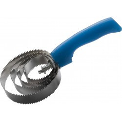 Étrille métallique ronde HIPPOTONIC - Fluo pailleté