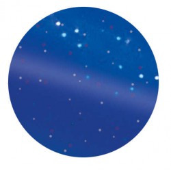 Étrille métallique ronde HIPPOTONIC - Fluo pailleté