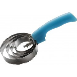 Étrille métallique ronde HIPPOTONIC - Fluo pailleté