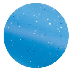 Étrille métallique ronde HIPPOTONIC - Fluo pailleté