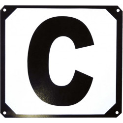 Set de 12 lettres de manège HIPPOTONIC support métallique