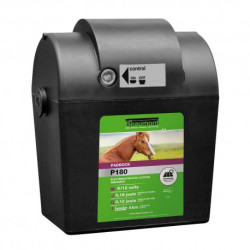 Poste à pile BEAUMONT - Paddock P180 + panneau solaire 2,5 W