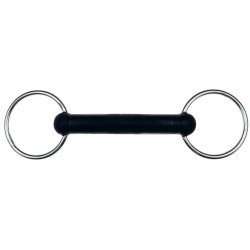 Mors 2 anneaux FEELING - Caoutchouc droit