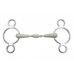 Mors réglable FEELING - Flexi 3 anneaux double brisure