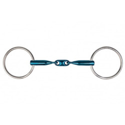 Mors 2 anneaux METALAB - Eco Blue double brisure