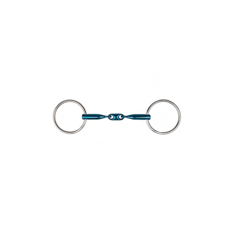 Mors 2 anneaux METALAB - Eco Blue double brisure