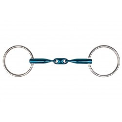 Mors 2 anneaux METALAB - Eco Blue double brisure