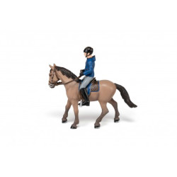 Cheval de promenade et son cavalier PAPO