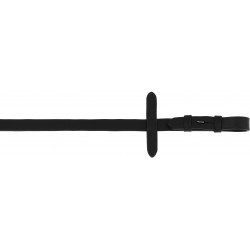 Rênes lisses NORTON PRO - Dark boucles noires