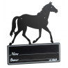 Plaque de box HIPPOTONIC - Silhouette de cheval