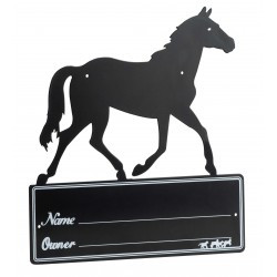 Plaque de box HIPPOTONIC - Silhouette de cheval