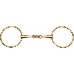 Mort 2 grands anneaux fins FEELING - Anatomic maillechort