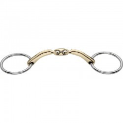 Mors 2 anneaux SPRENGER "Novocontact", double brisure, 16 mm