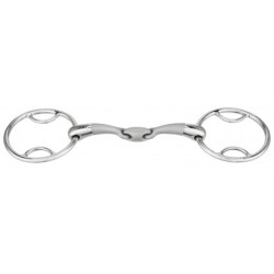 Mors 2 anneaux SPRENGER - Satinox à passes, double brisure