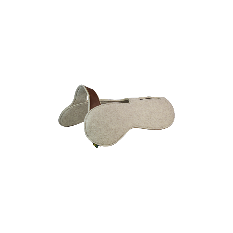 Amortisseur de dos en Feutre de laine avec pont