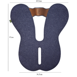 Amortisseur de dos en Feutre de laine avec pont