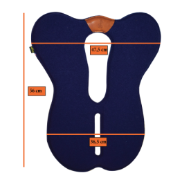 Amortisseur de dos classsique en Feutre de laine