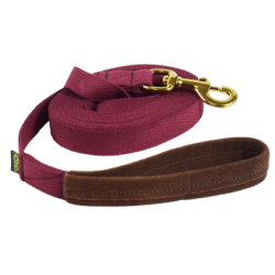 Longe à tourner poignée croûte de cuir