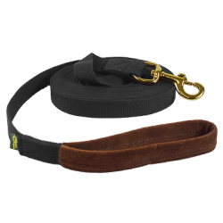 Longe à tourner poignée croûte de cuir