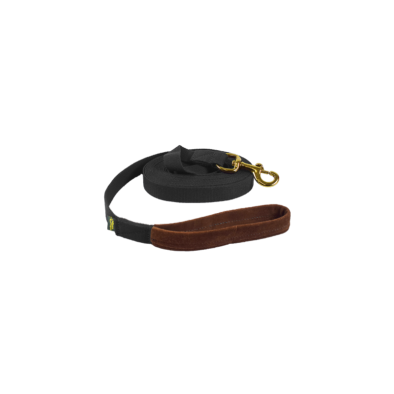 Longe à tourner poignée croûte de cuir