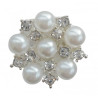 Epingle à cheveux - Strass/perle