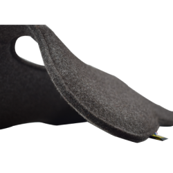 Amortisseur de dos en Feutre de laine avec rehausse avant