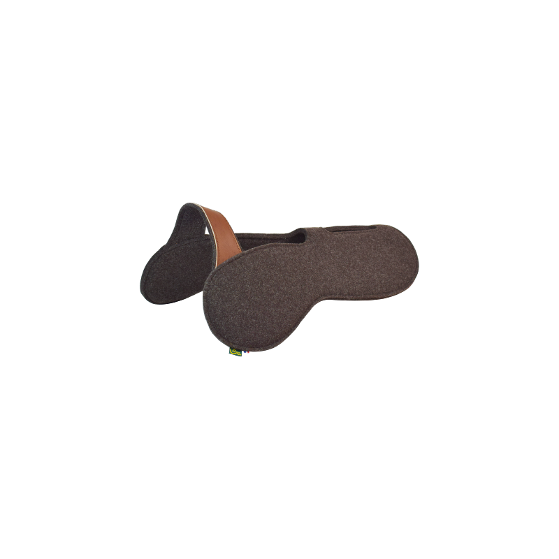 Amortisseur de dos en Feutre de laine avec pont et réhausse avant