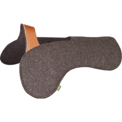 Amortisseur de dos PRO en Feutre de laine avec pont et réhausse arrière