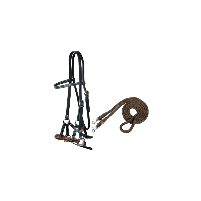 Side-pull & rênes rondes fermées assorties