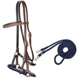 Side-pull & rênes rondes fermées assorties