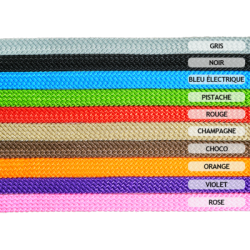 Hackamore en Cuir et Feutre de Laine avec bridon complet