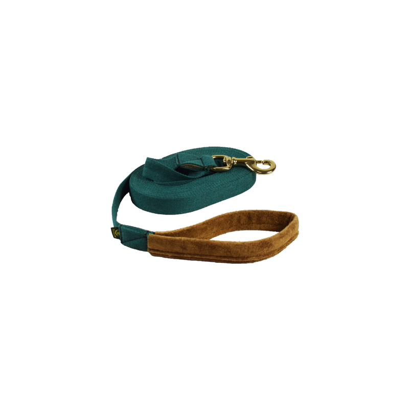 Longe à tourner poignée croûte de cuir